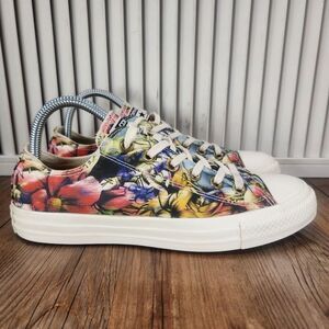 Converse Floral Multicolor Athletic Shoes